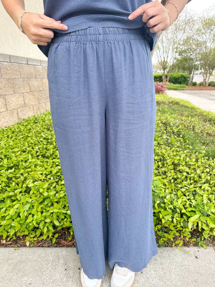 Scout Linen Pant - Vintage Indigo