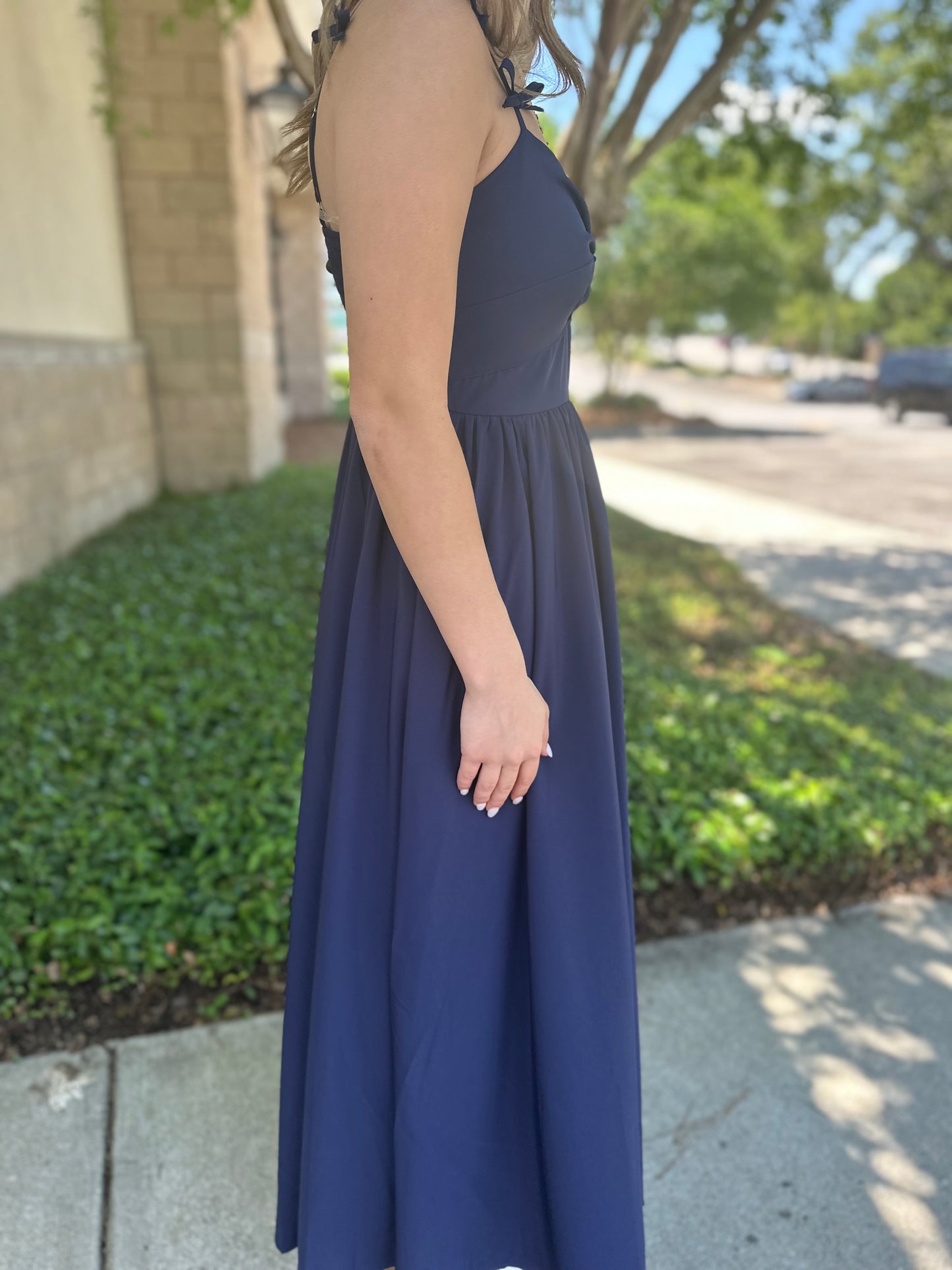 Ivey Bow Strap Maxi