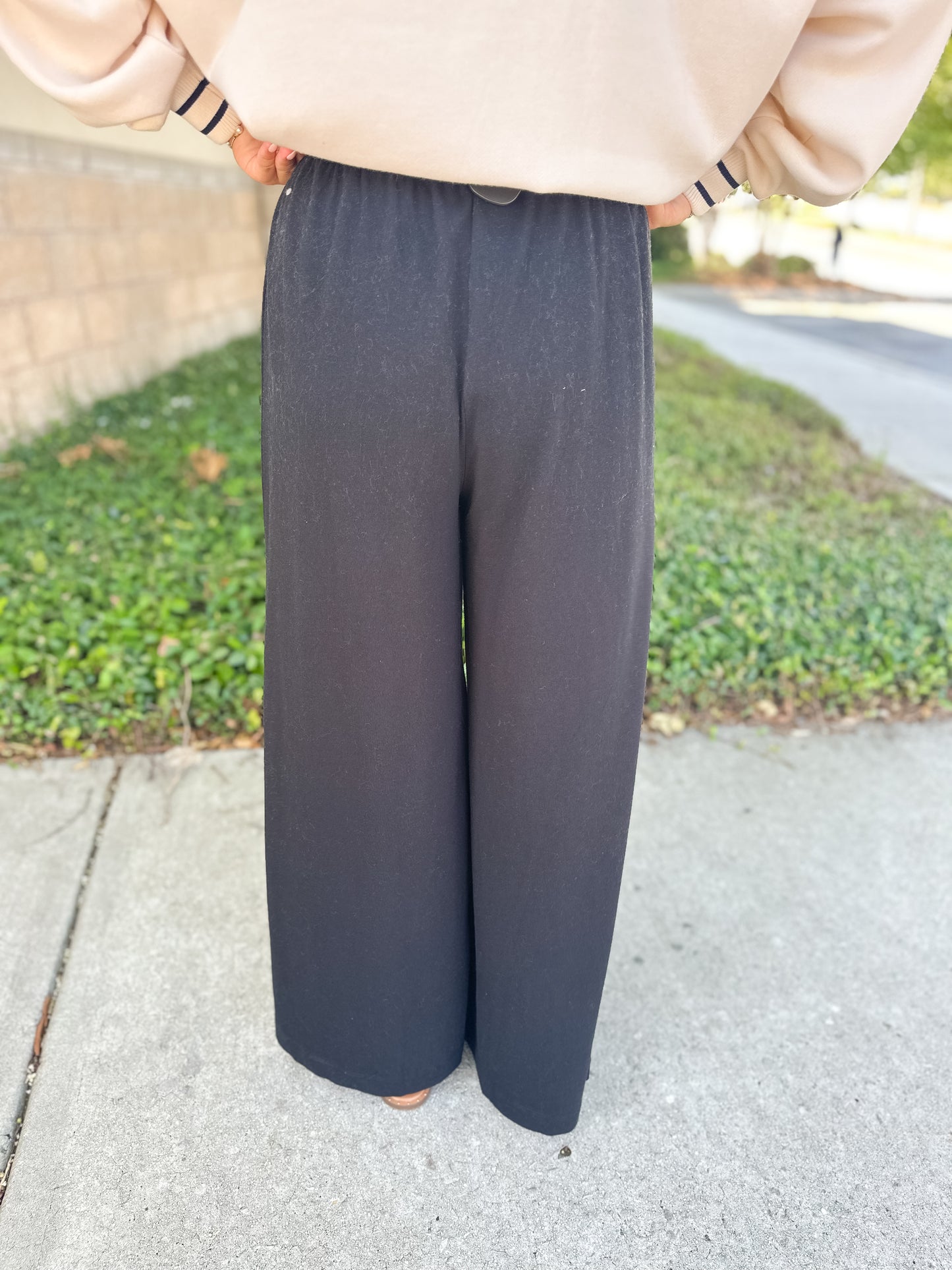 Scout Jersey Flare Pant - True Black