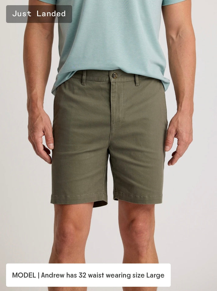Free Fly Men’s Anchor Chino Short - Smokey Olive
