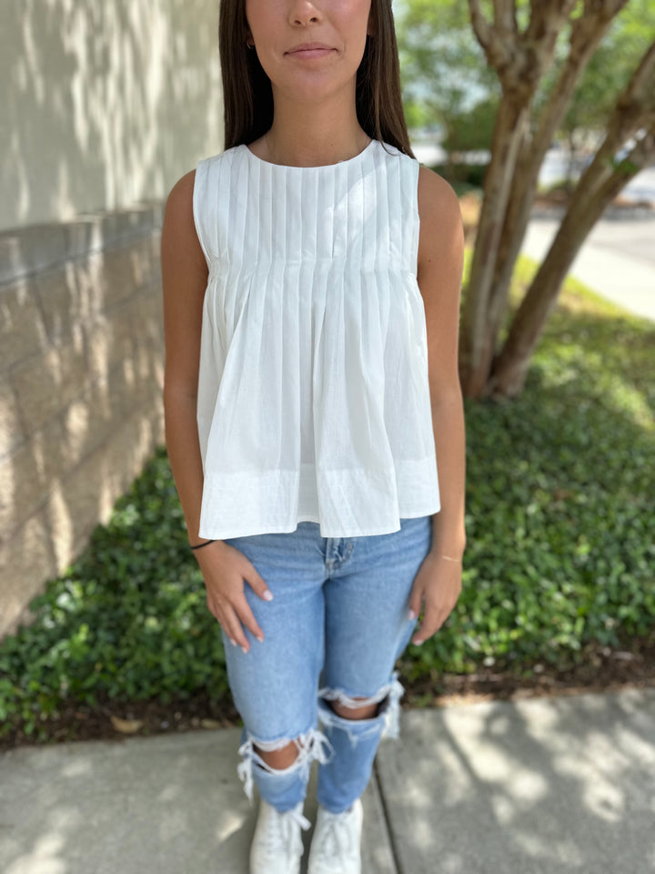 Ramona Pleated Tank