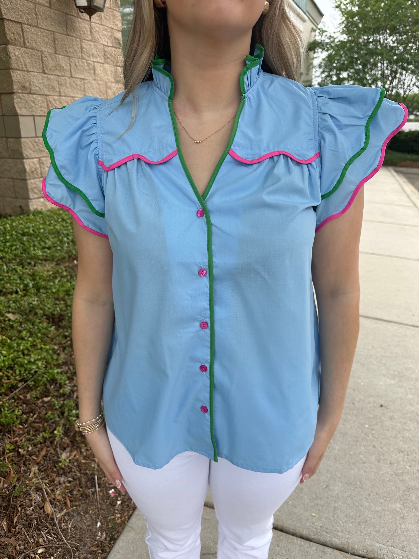 Tessa Trim Top