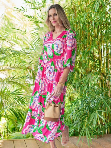 Melissa Dress - Petal Tango Pink