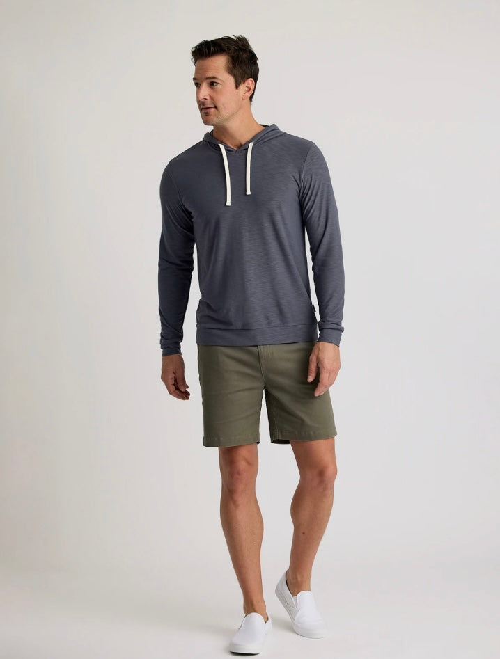 Free Fly Men’s Bamboo Slub Hoodie II - Storm Cloud