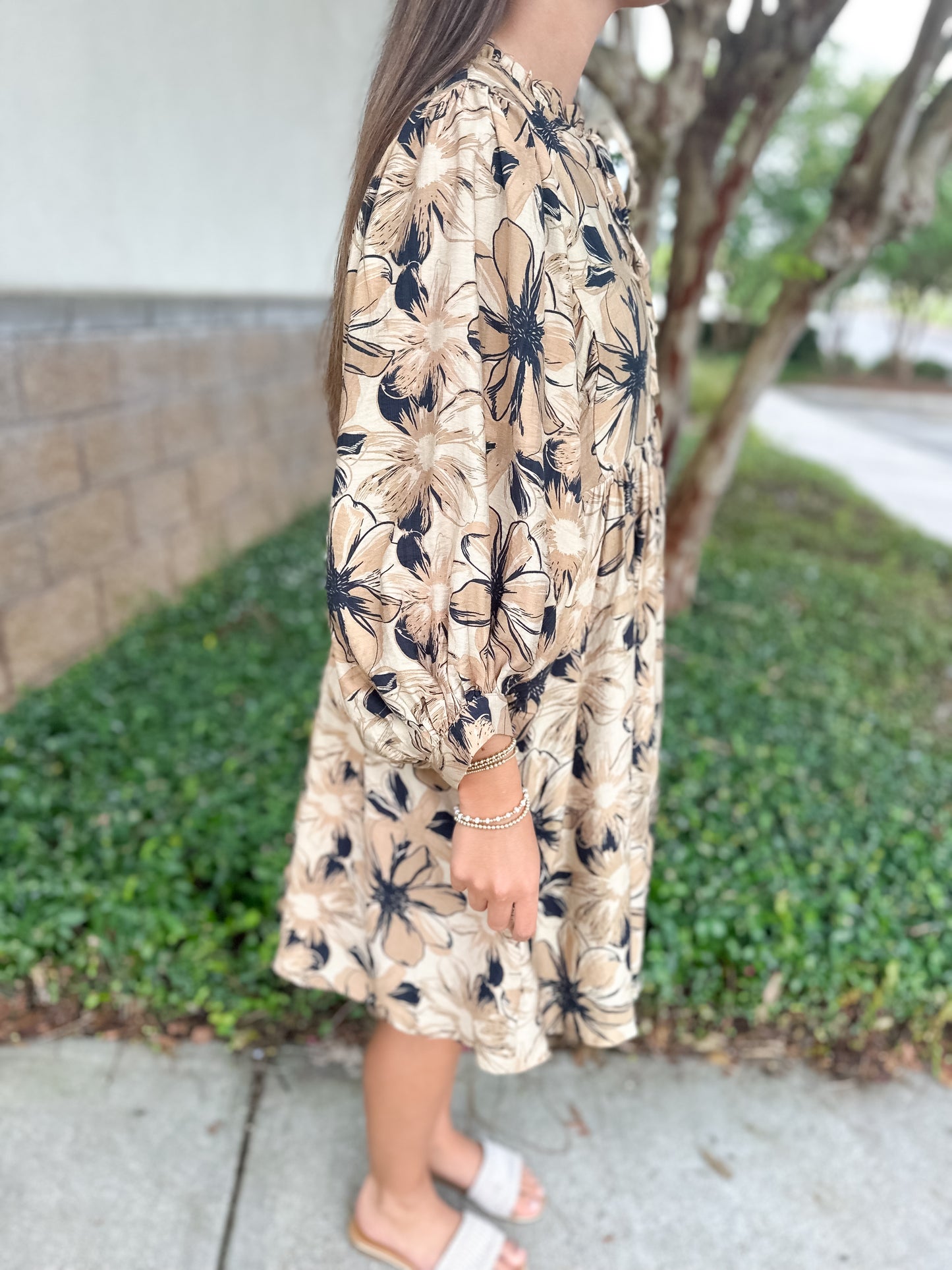Fall Flowers Dress