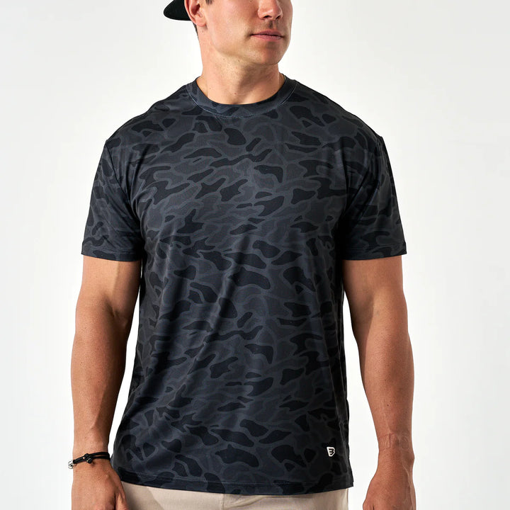 Burlebo Men’s Go To Tee - Black Camo