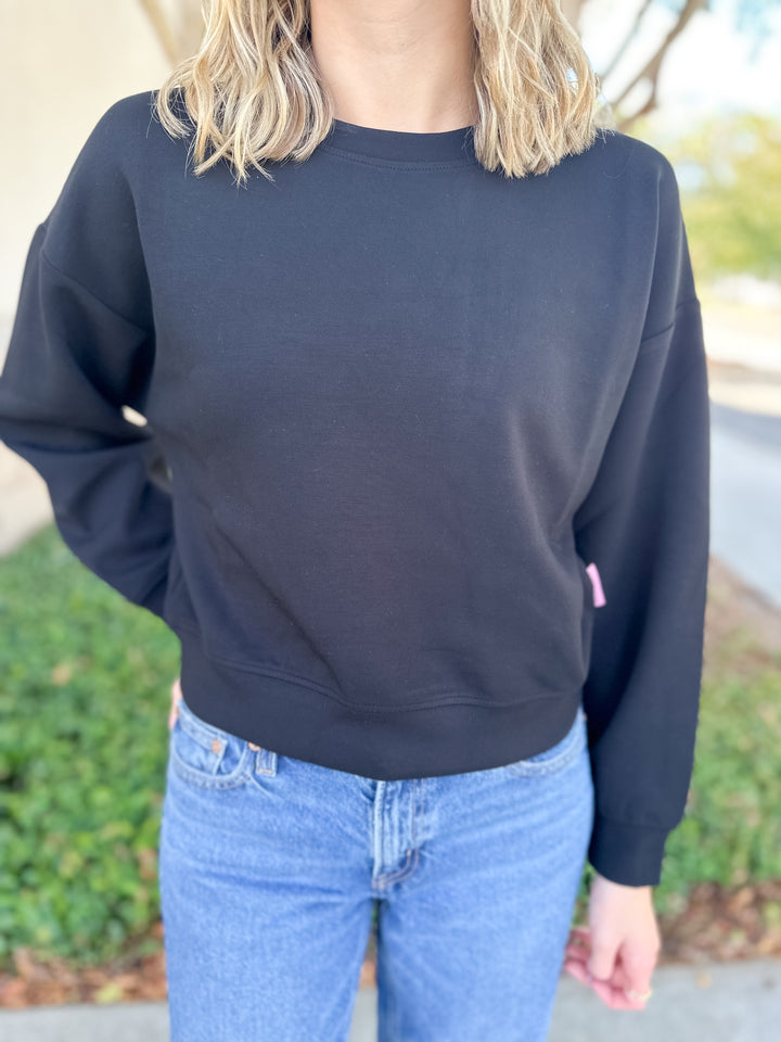 Simply Pullover Crewneck - Black