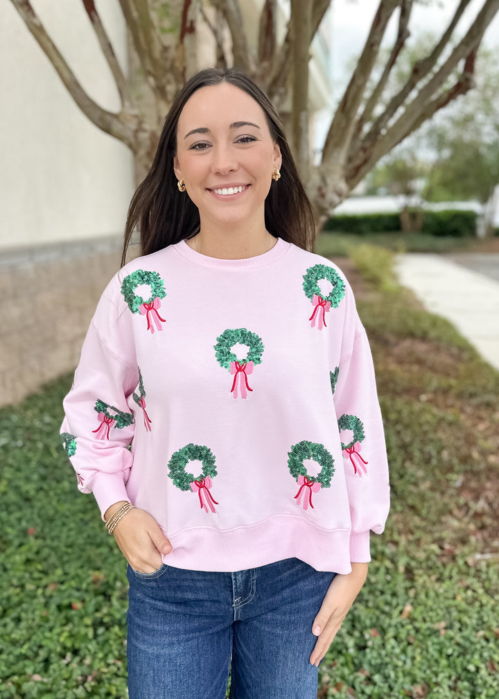 MS Millie Sweatshirt - Wreaths