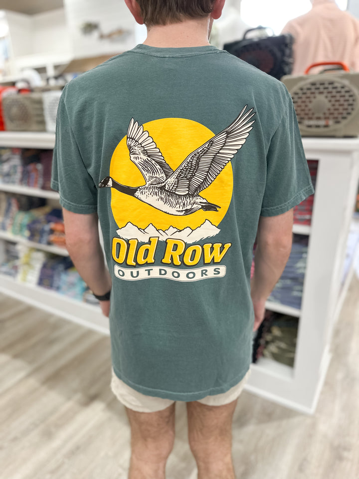 Old Row Outdoors Goose S/S Pocket T-Shirt - Blue Spruce