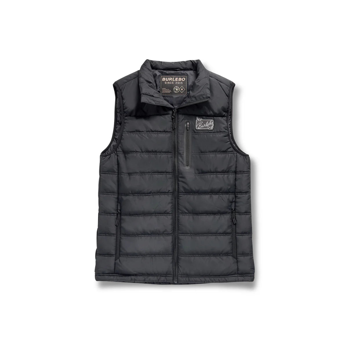 Burlebo Puffer Vest - Black