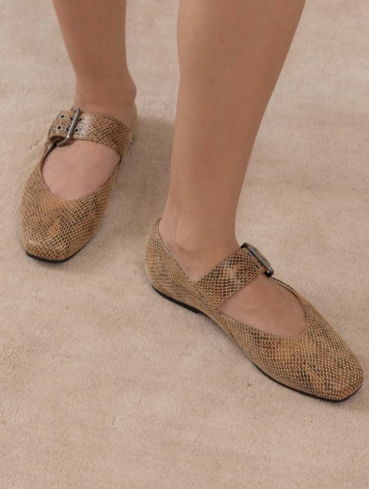 Soho Snake Ballet Flat