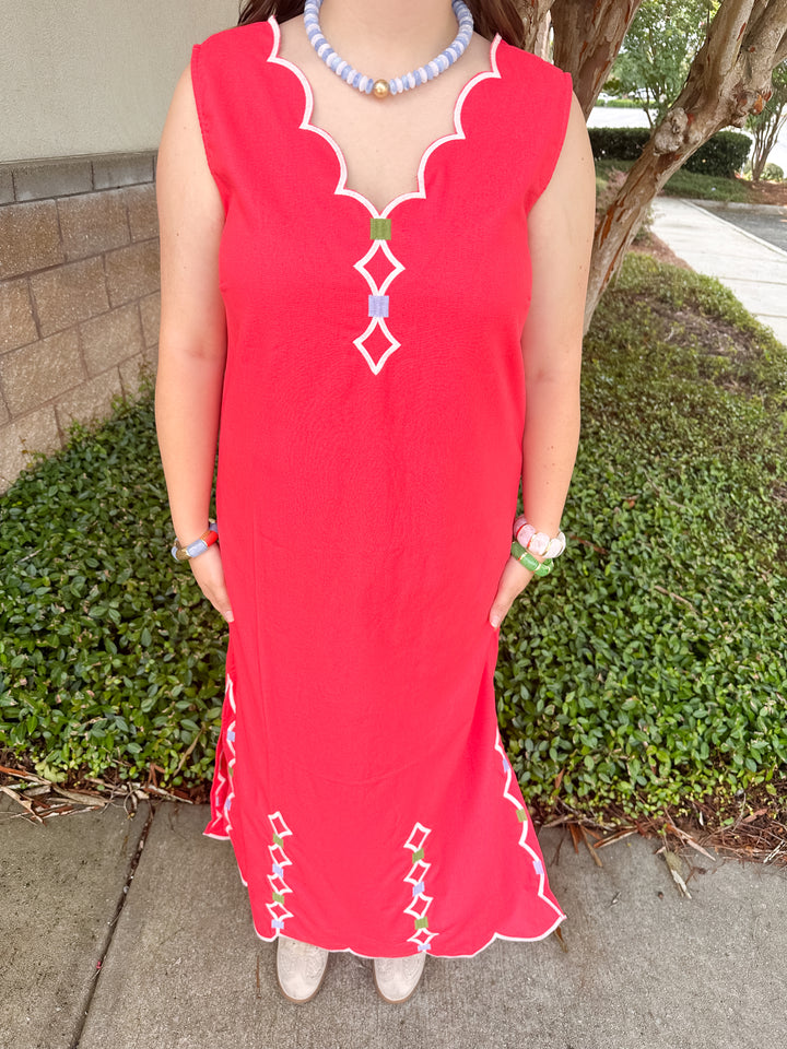 Edna Scallop Dress