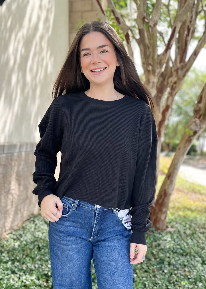 Angel Mini Thermal Top - Black