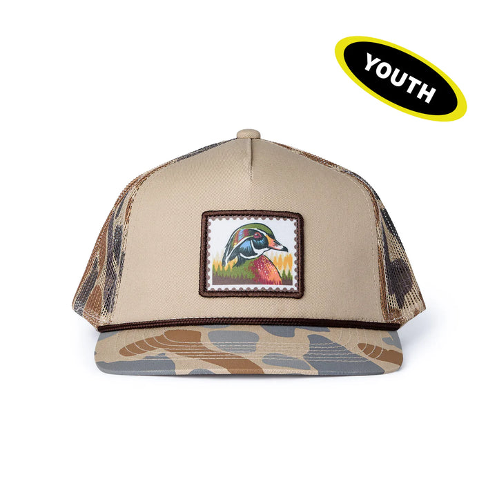 Burlebo Youth Wood Duck Stamp Hat - Camo
