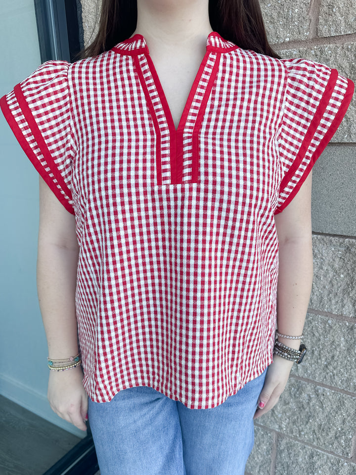 Banjo Top - Red