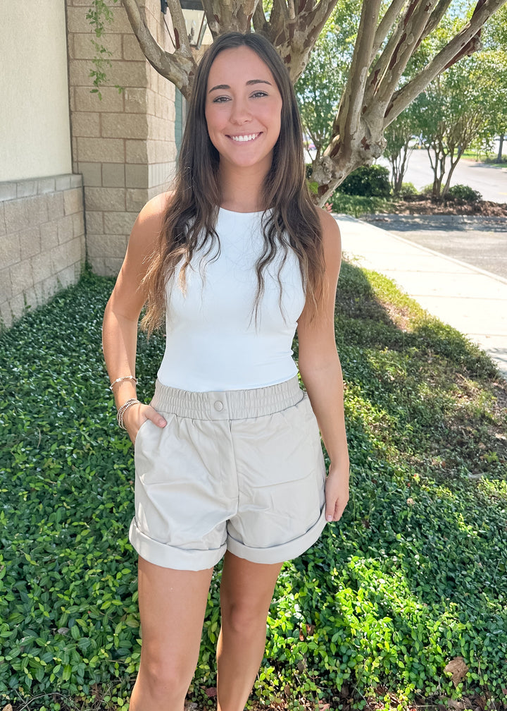 Georgia Pleather Shorts