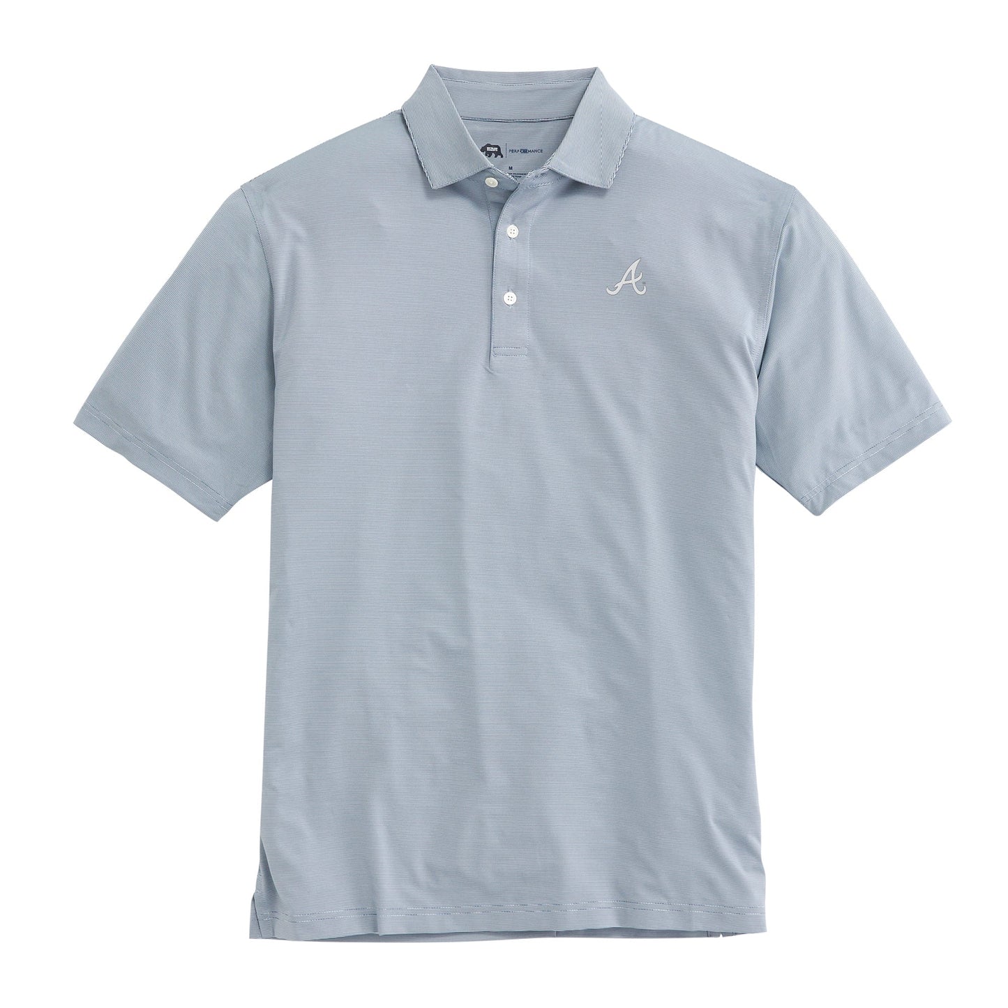 Onward Reserve Atlanta Braves Hairline Stripe Performance Polo - True Navy