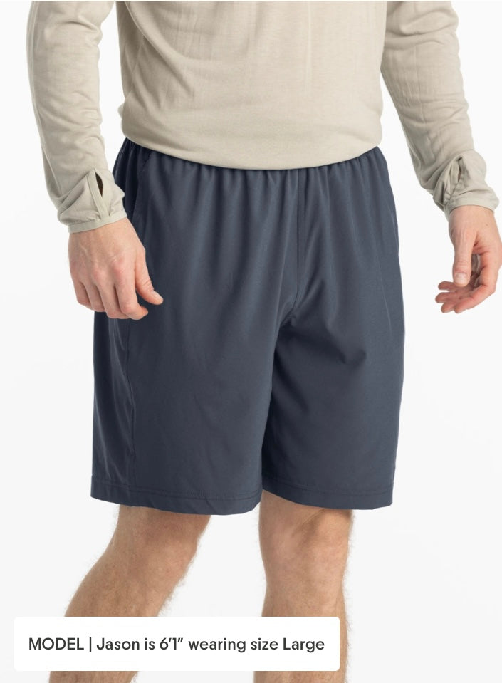 Free Fly Men’s Breeze Short 8” - Blue Dusk II