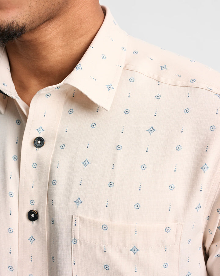 Genteal Spring ‘25 Printed Palmas Shirt - Star