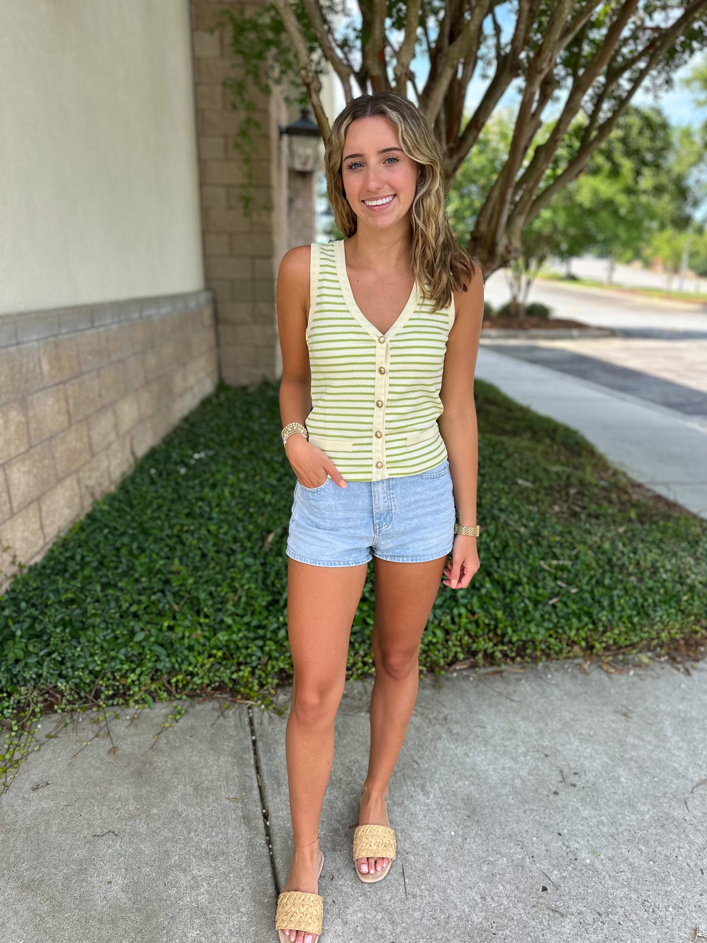 Elizabeth Striped Tank