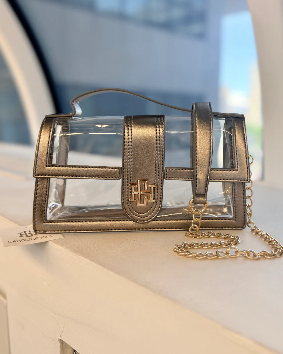 CH Grace Clear Bag Black Pearl