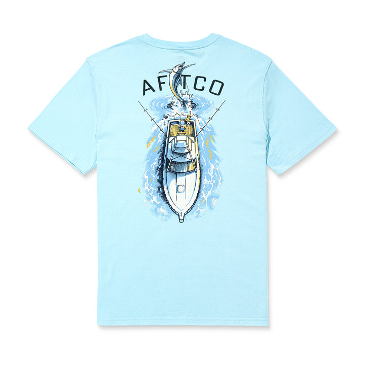 Aftco Men’s Top View S/S T-Shirt - Clearwater