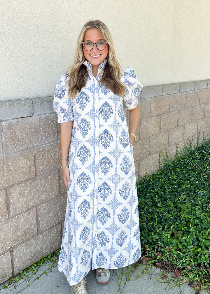 Lane Printed Maxi Dress