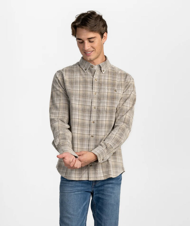 SSCO Men’s Braxton Lightweight Cord Flannel - Hillside