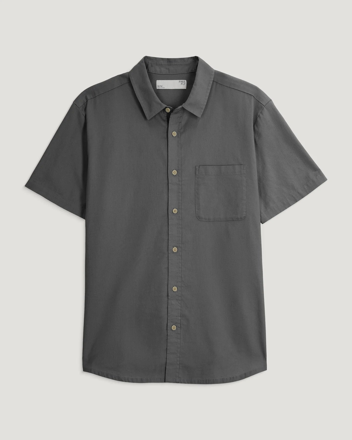 Free Fly Men’s Harbor Short Sleeve Shirt - Anthracite
