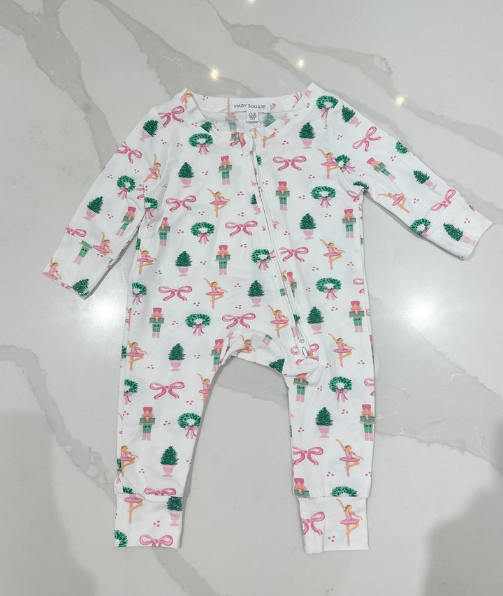 MS Baby PJ Onesie - Sugar Plum Dreams
