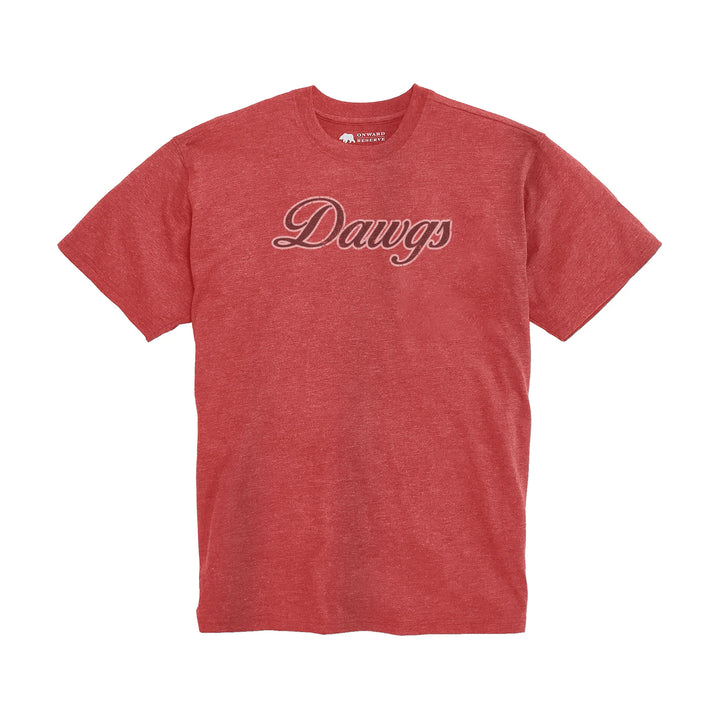 Onward Reserve UGA Dawgs Script Vintage Wash Tee - Red