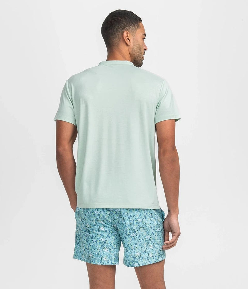 SSCO Men’s Max Comfort S/S Henley - Herbal Mist