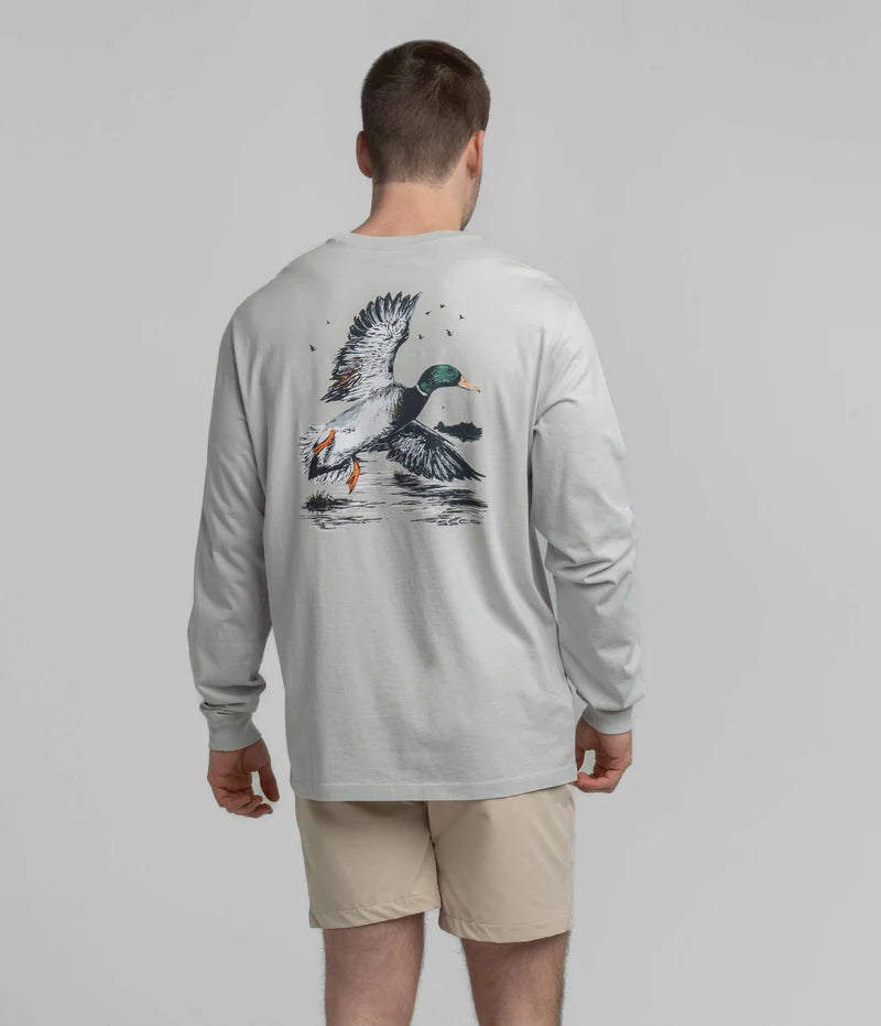 SSCO Men’s Winged Pursuit L/S Pocket T-Shirt - Oyster