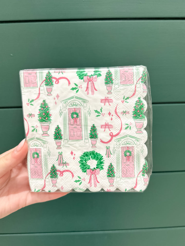 MS Cocktail Napkins - Home For Christmas