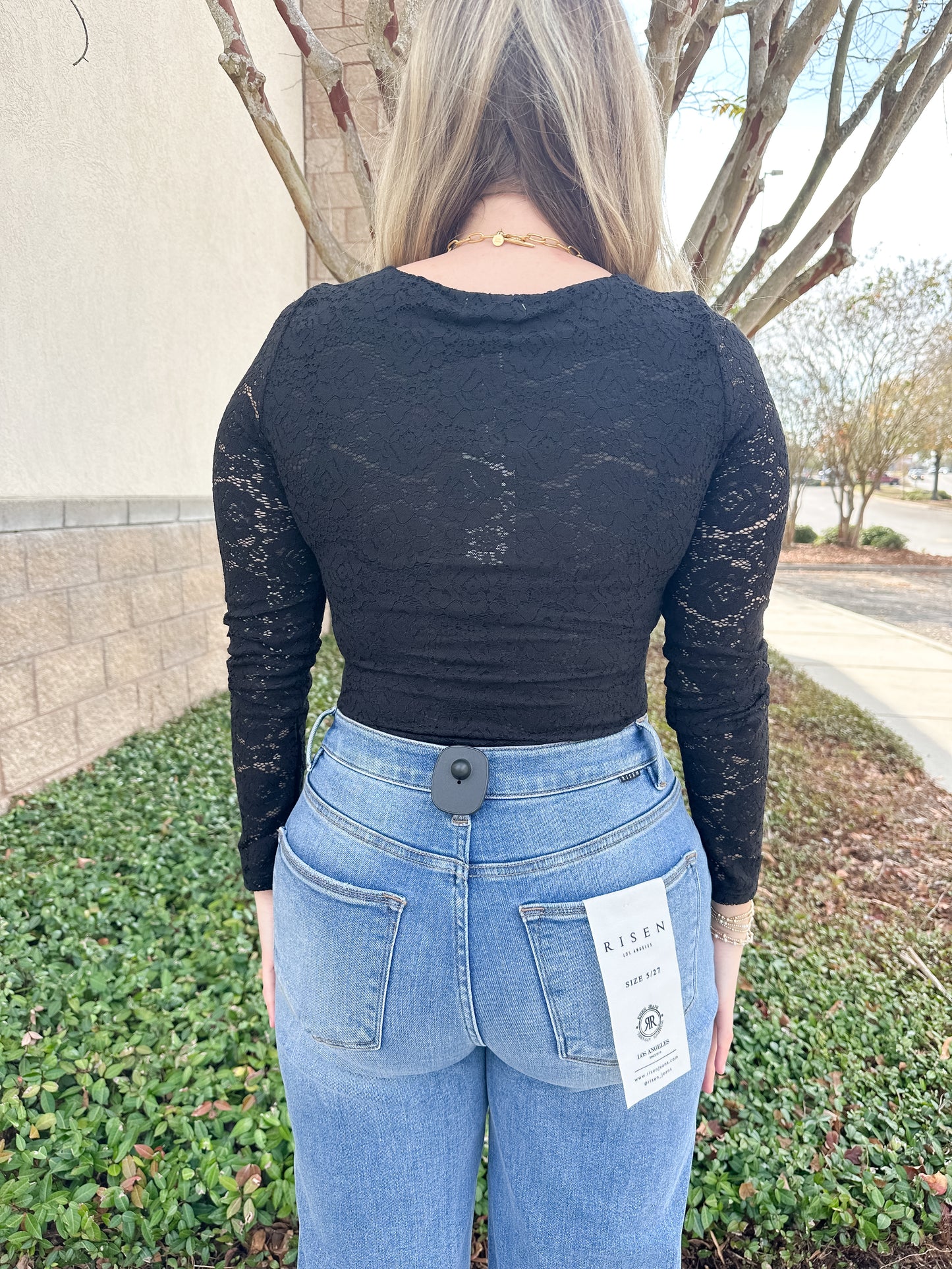 Nightfall Lace Bodysuit - Black