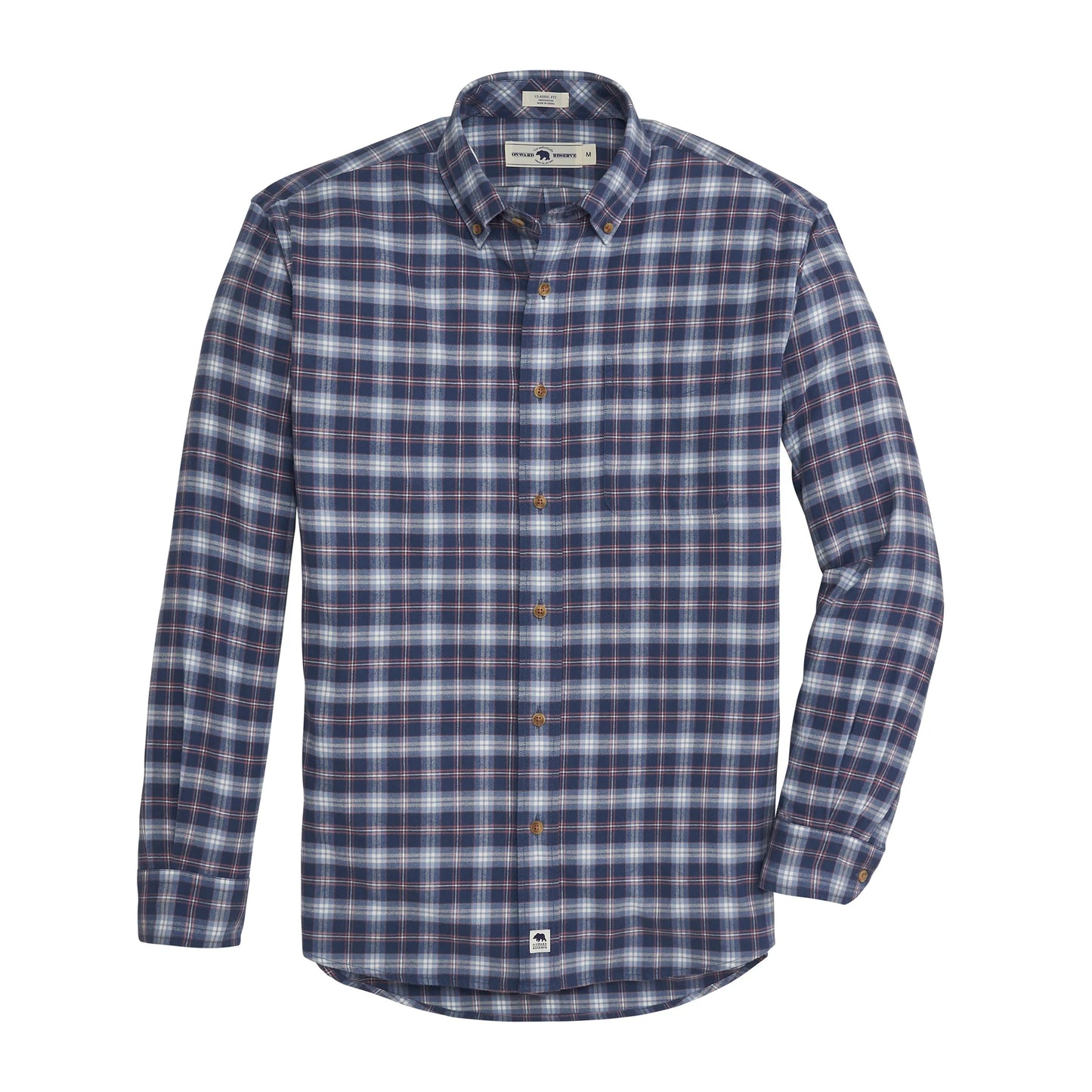 Onward Reserve Saddle Featherweight Flannel - Naval Academy