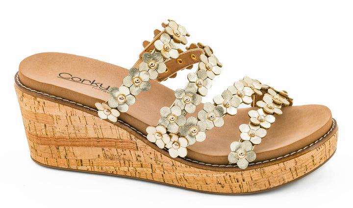 Corky’s Let’s Be Friends Wedge - Gold