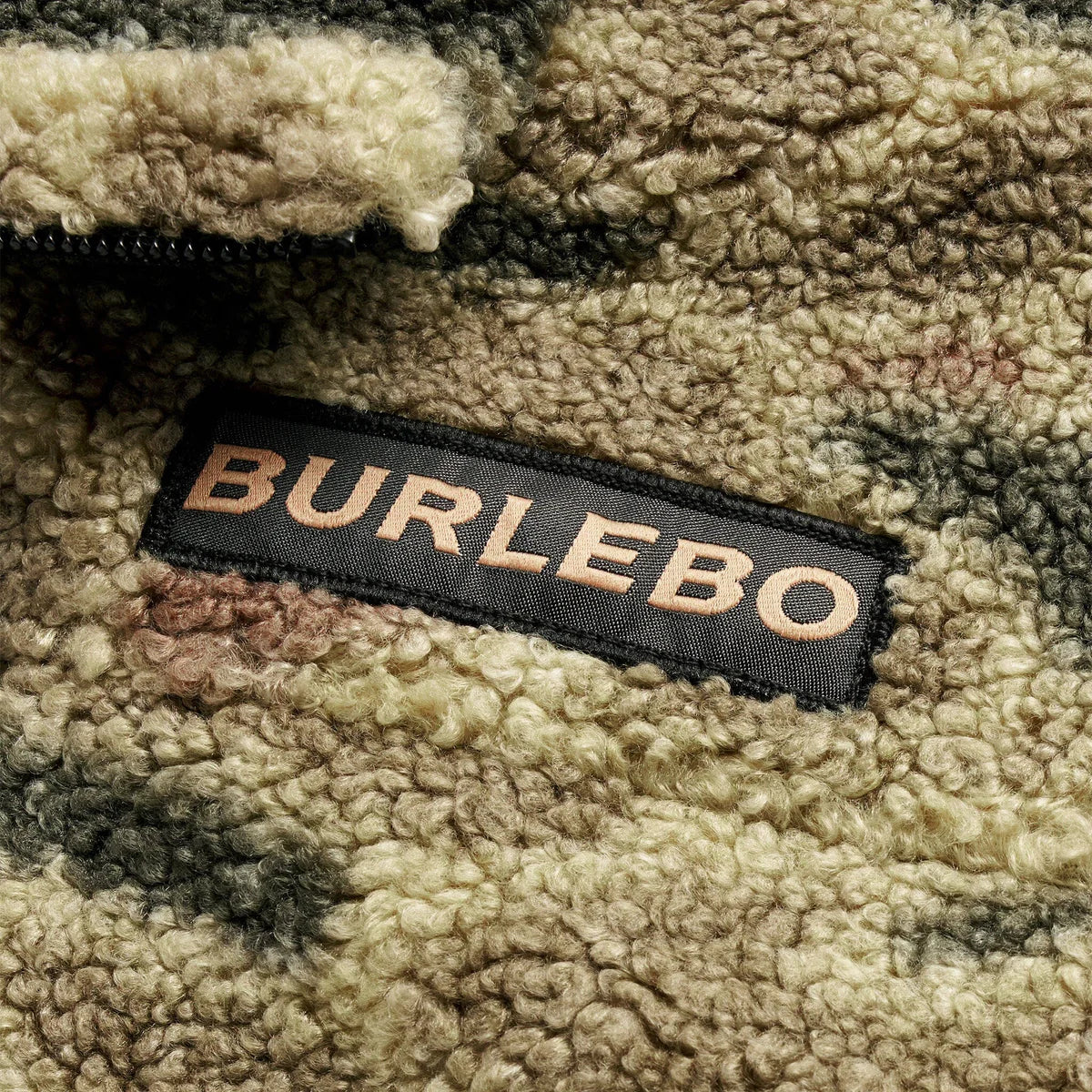 Burlebo Mountain Fleece Sherpa Quarter Zip - Rocky Mountain Camo