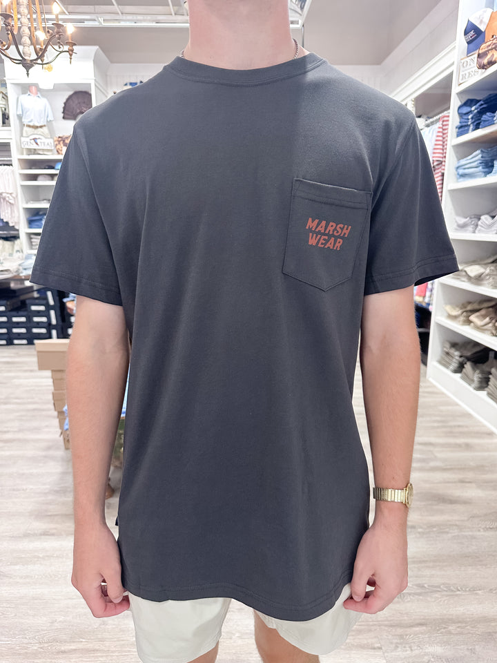 Marsh Wear Men’s S26 Pheasant S/S Pocket T-Shirt - Black
