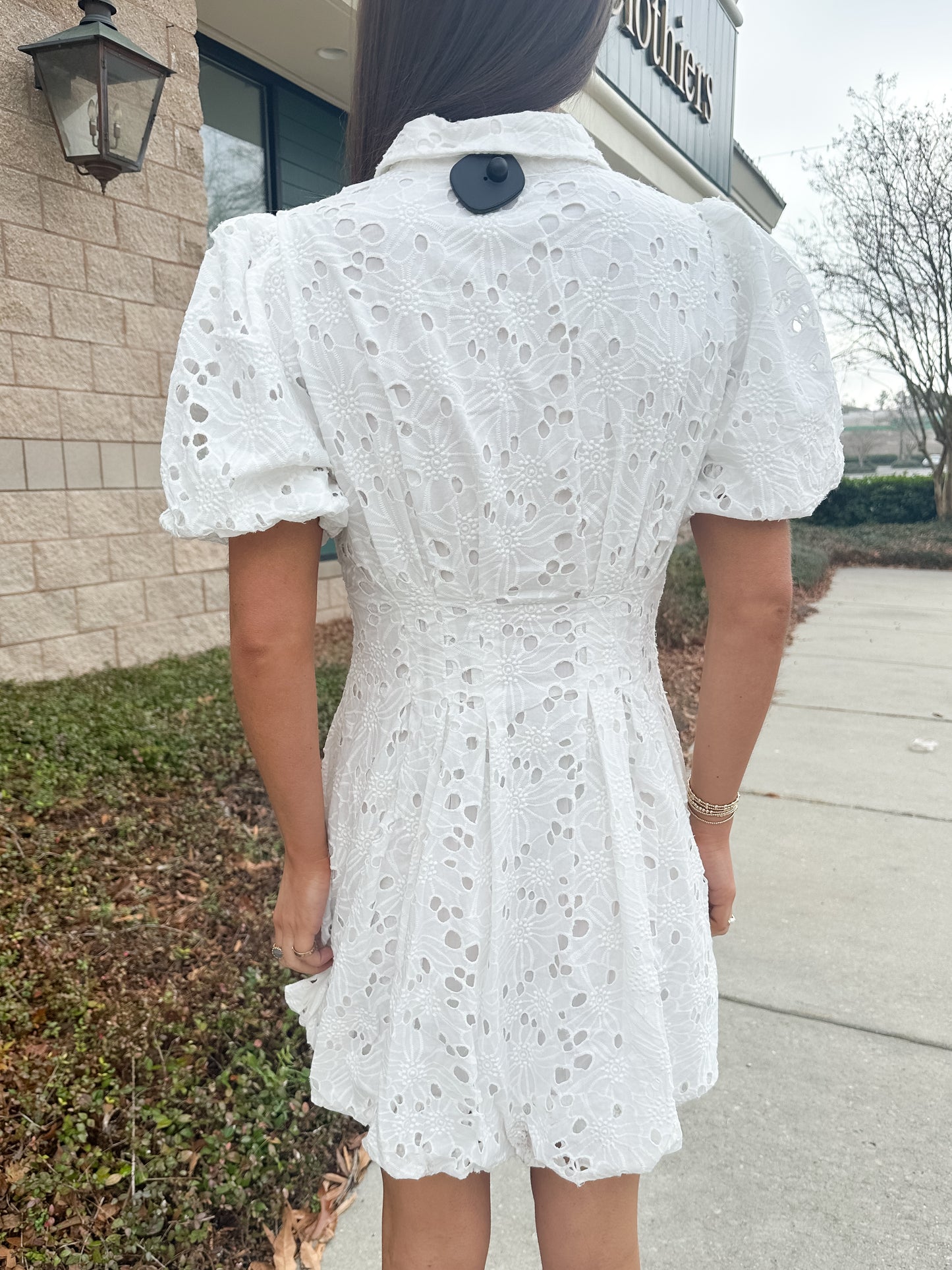 Lillian Eyelet Dress