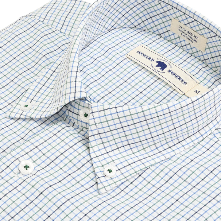Onward Reserve Barrel Tailored Fit Performance Shirt - Smoke Pine