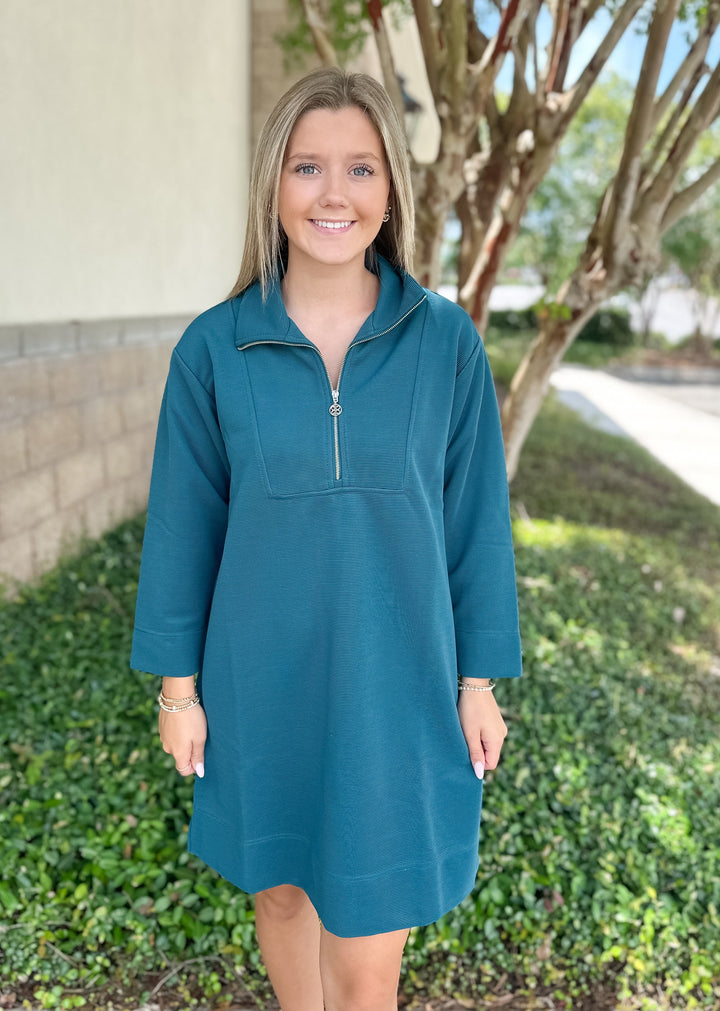 Raven Dress - Gulf Blue