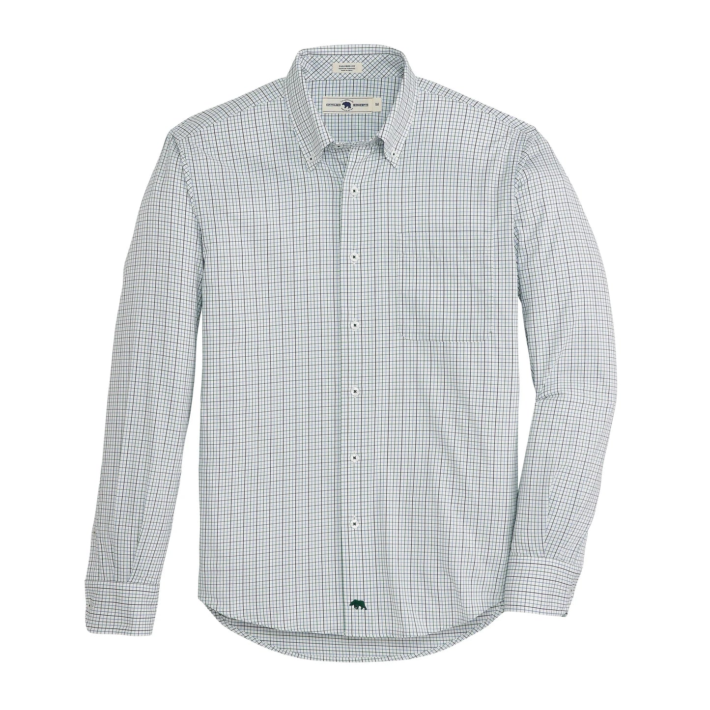 Onward Reserve Barrel Tailored Fit Performance Shirt - Smoke Pine