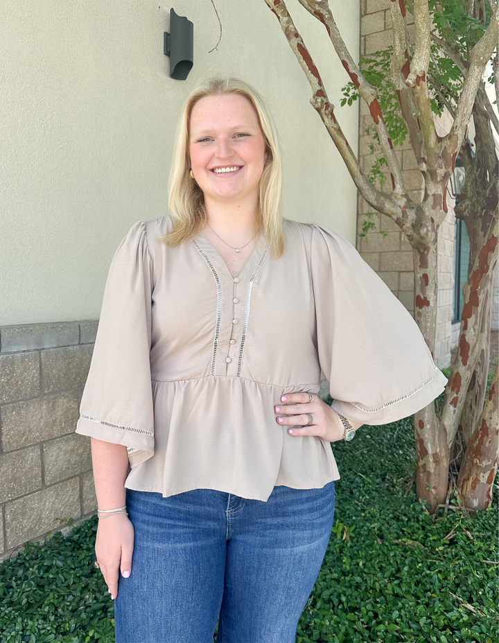 Monroe Top - Doeskin