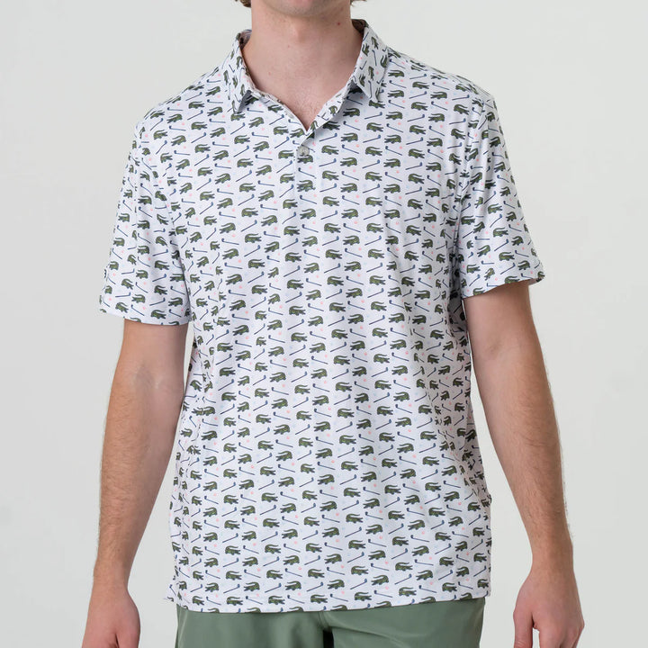 Burlebo Men’s Performance Polo - Tap It In