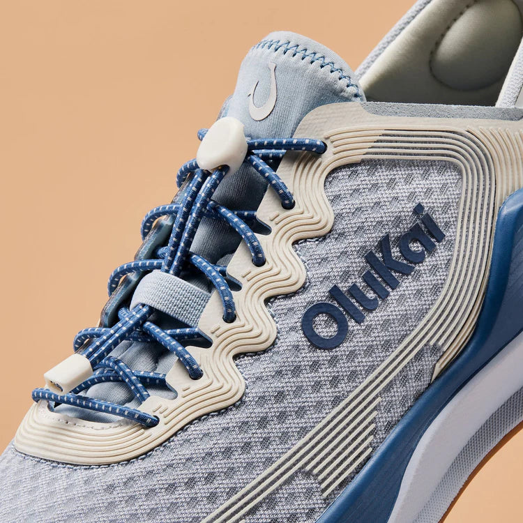 Olukai Men’s ‘Ahi Performance Marine Shoe - Blue Pearl|White Sand