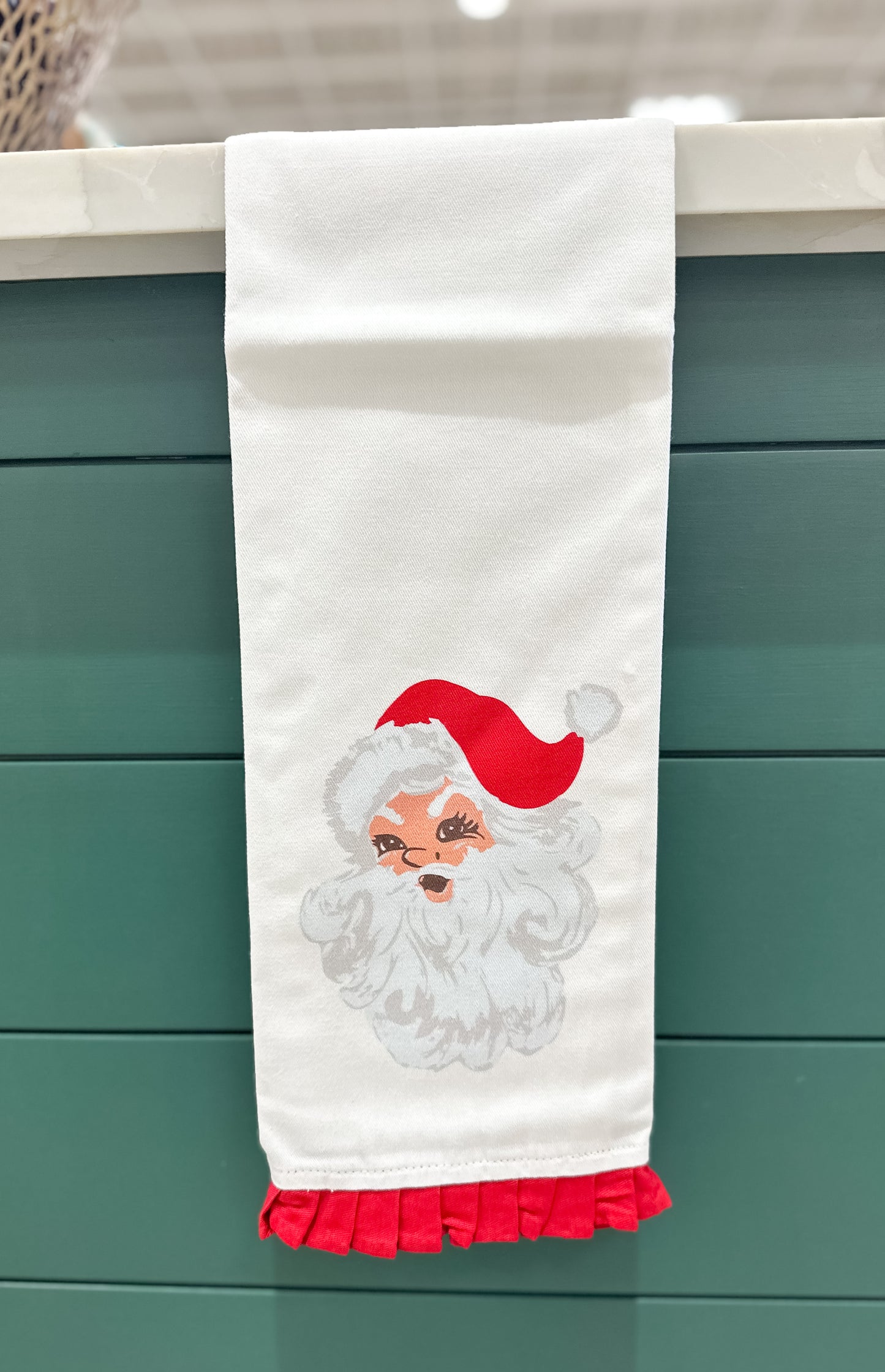 MS Holiday Tea Towel - Santa