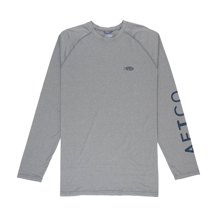 Aftco Men’s Samurai L/S Tee - Steel Heather