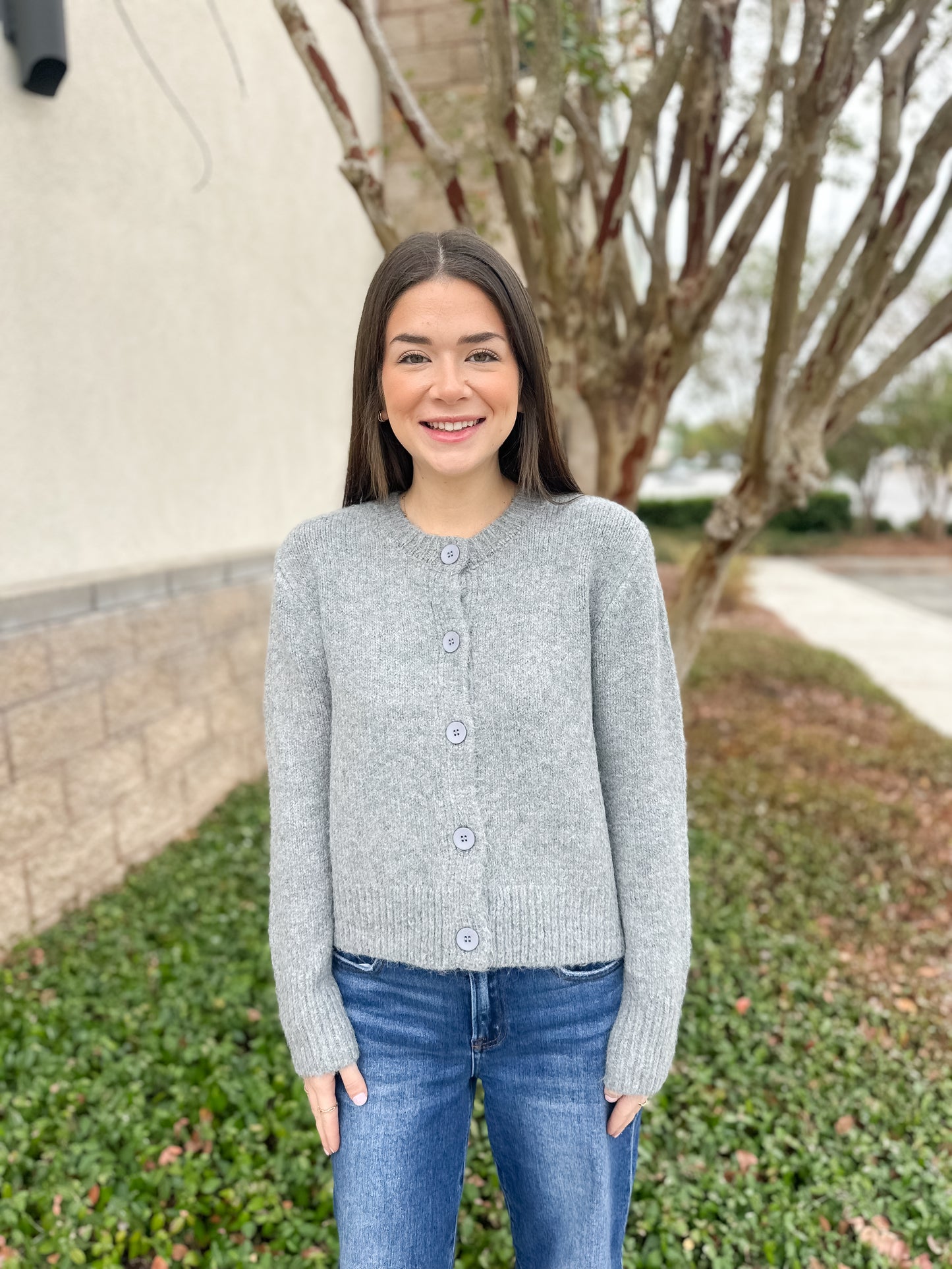 Breen Cardigan - Classic Heather Grey