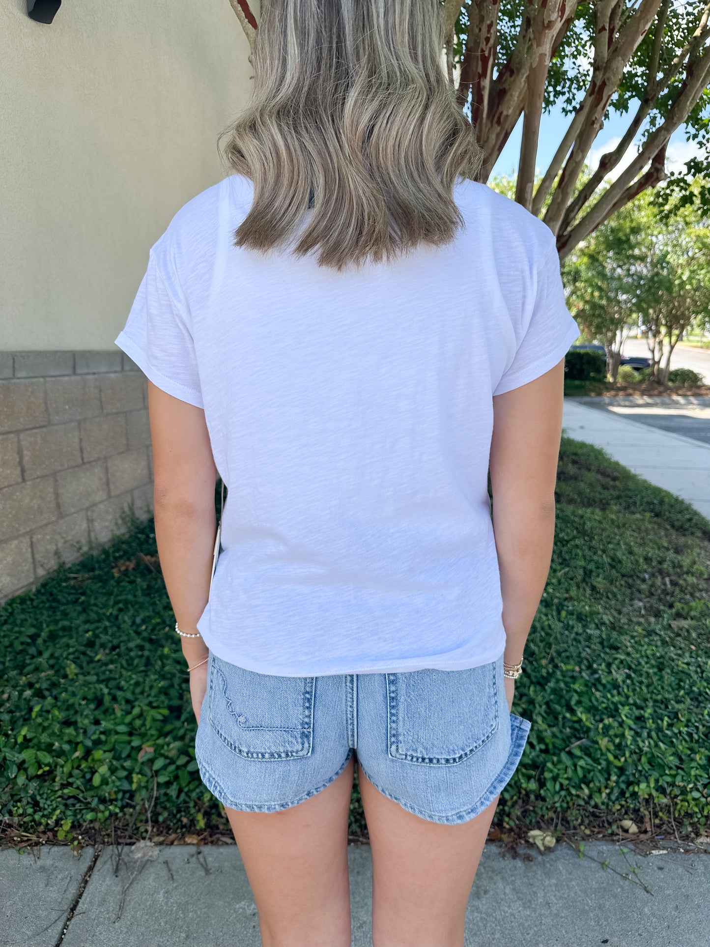 Modern Slub Tee - White